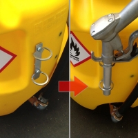 Emilcaddy 110 Portable diesel fuel tank with 12V pump automatic nozzle (EMILCADDY110GZ101)