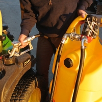Emilcaddy 55 Portable diesel fuel tank with 24V pump with manual nozzle (EMILCADDY55GA102)