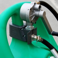Emilcaddy 110 Portable gas fuel tank with rotary manual pump manual nozzle (EMILCADDY110B1M)