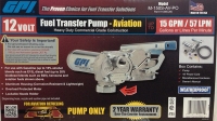 Aviation aircraft refueling pump GPI M-150S-AV-PO (12V, 15 GPM) 110000-200