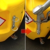 Emilcaddy 110 Portable diesel fuel tank with 12V pump automatic nozzle (EMILCADDY110GZ101)