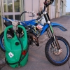Emilcaddy 110 Portable gas fuel tank with rotary manual pump manual nozzle (EMILCADDY110B1M)