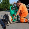 Emilcaddy 110 Portable gas fuel tank with rotary manual pump manual nozzle (EMILCADDY110B1M)