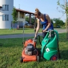 Emilcaddy 110 Portable gas fuel tank with rotary manual pump manual nozzle (EMILCADDY110B1M)